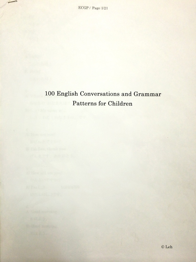 100 English Conversations for Kids
